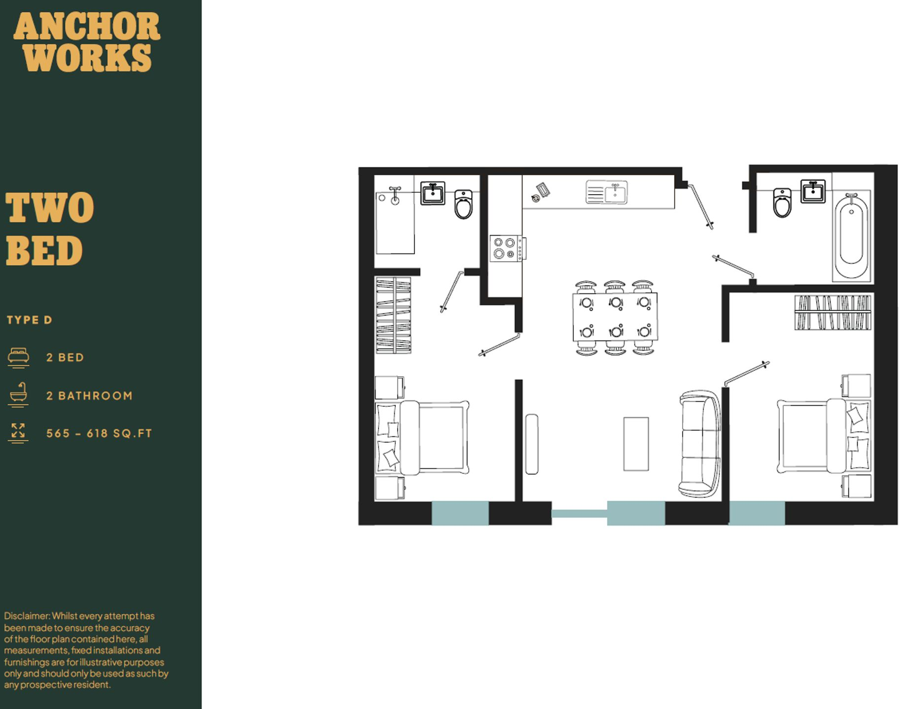 Anchor Works, Dumballs Road, CF10 floorplan
