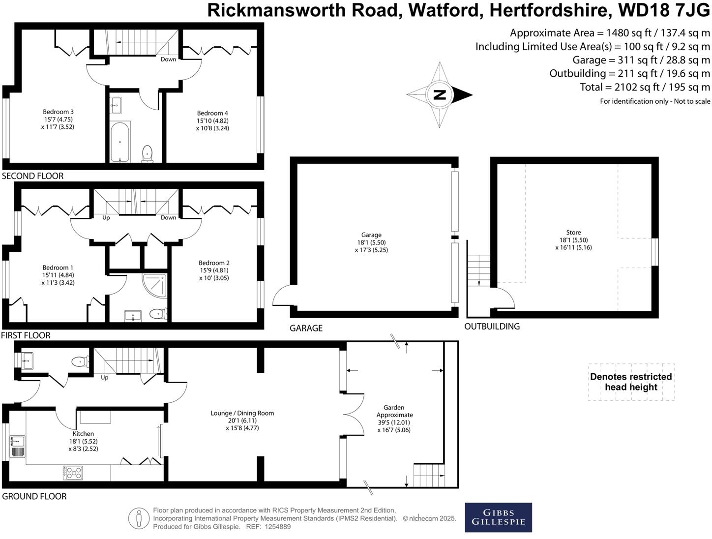Rickmansworth Road, Watford, Hertfordshire floorplan