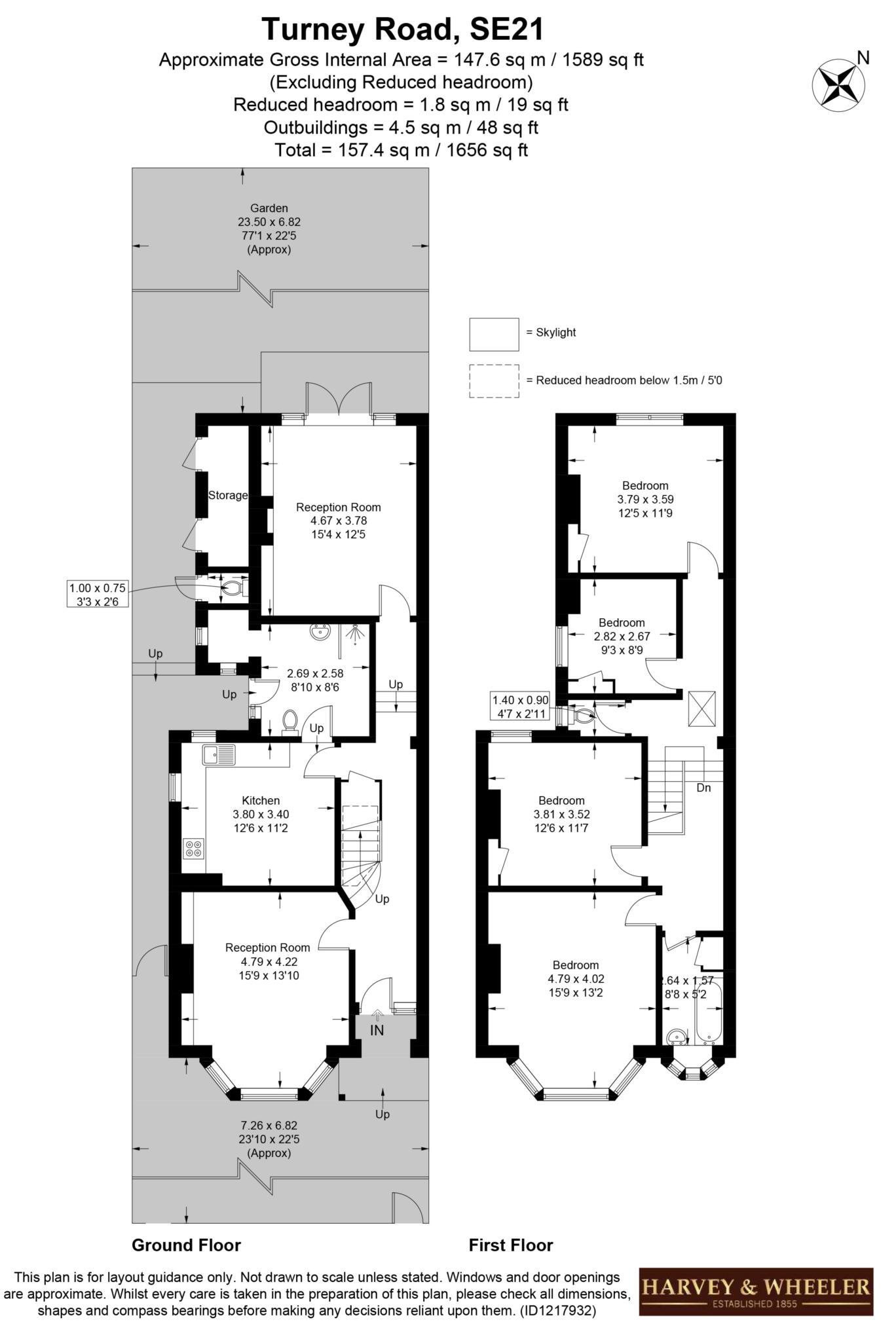 Turney Road, Dulwich, SE21 floorplan