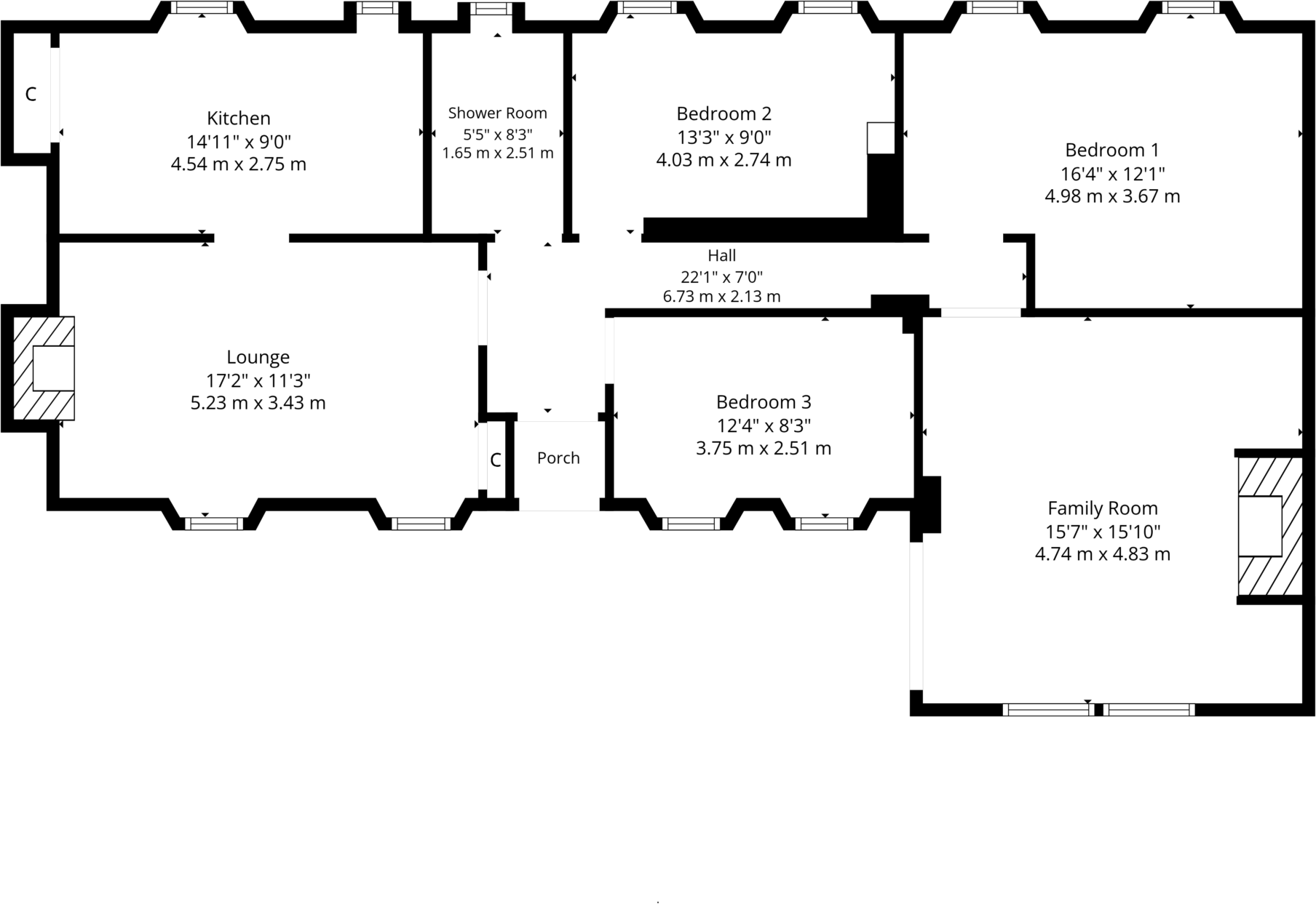 Innangarren, Acre Valley Road, Torrance, G64 4DH floorplan