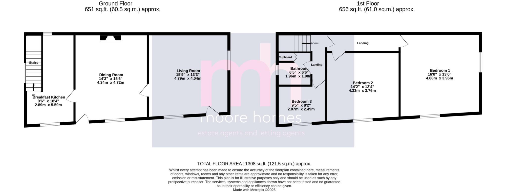 RIDGE TOP LANE, Hayfield SK22 2JQ floorplan