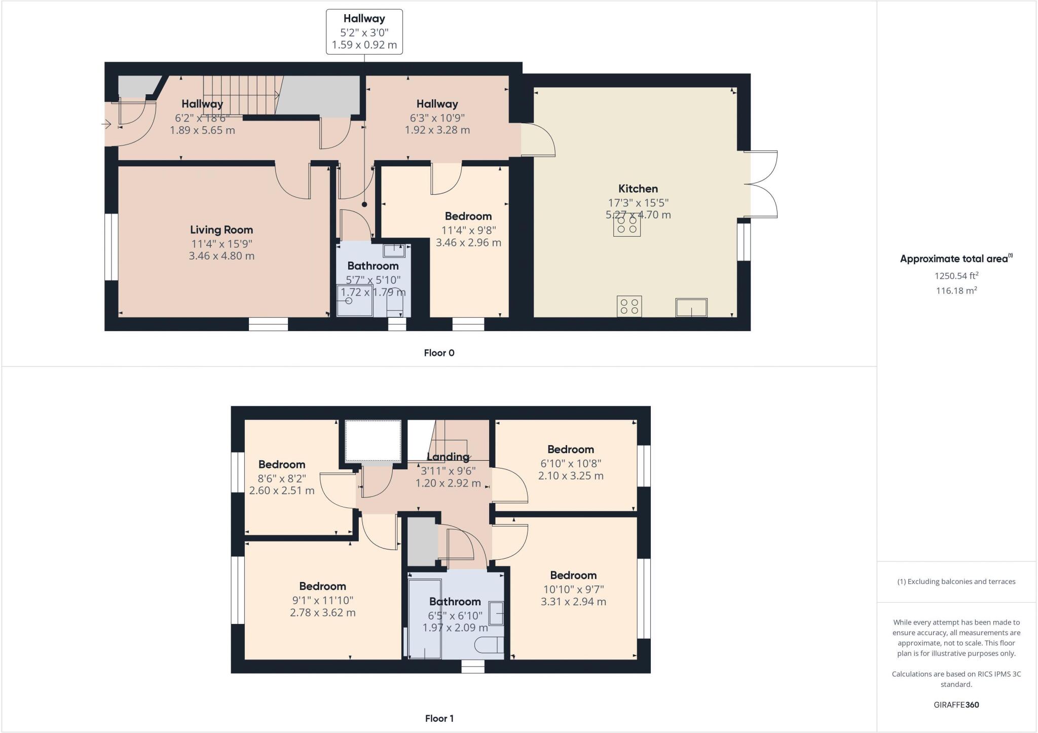 Longridge Drive, Heywood, OL10 floorplan