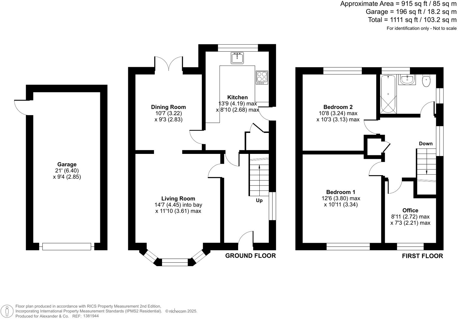 Fox Way, Buckingham, Buckinghamshire floorplan