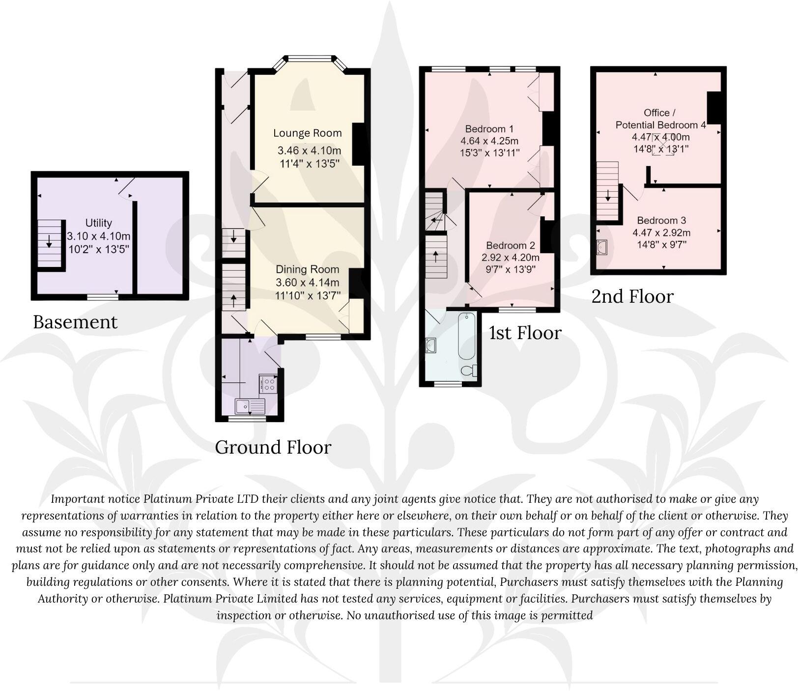 Harlow Terrace, Harrogate, North Yorkshire, HG2 floorplan