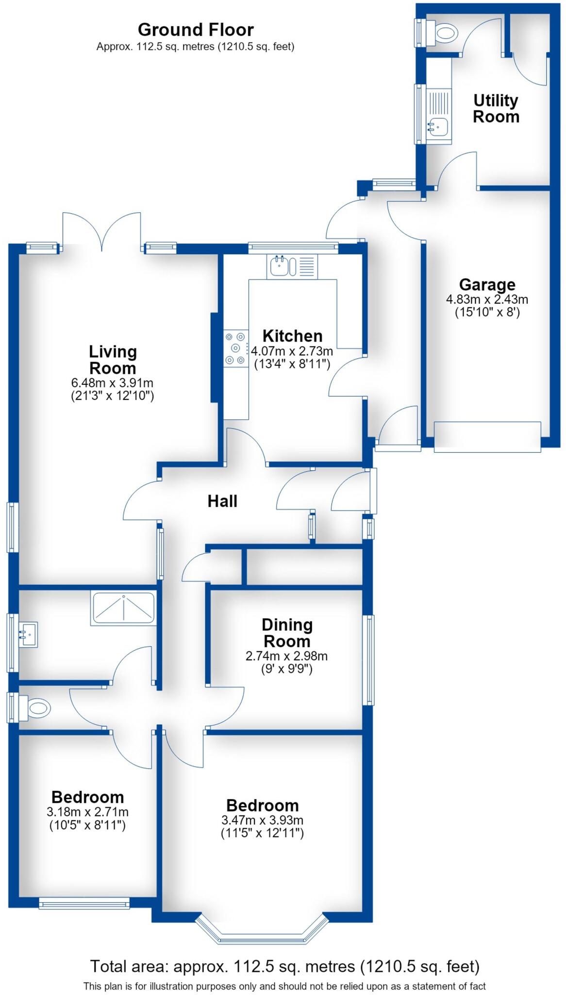 Penns Close, Cubbington, Leamington Spa, CV32 floorplan