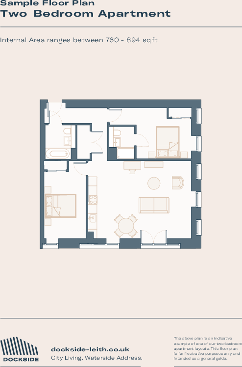 Dockside, Leith floorplan