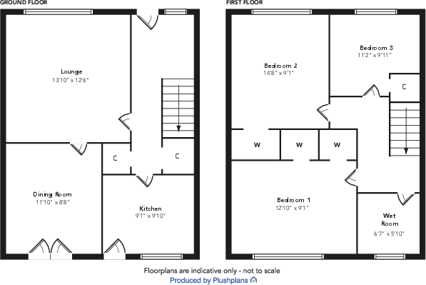 Morar Place, Castlepark, Irvine, North Ayrshire floorplan