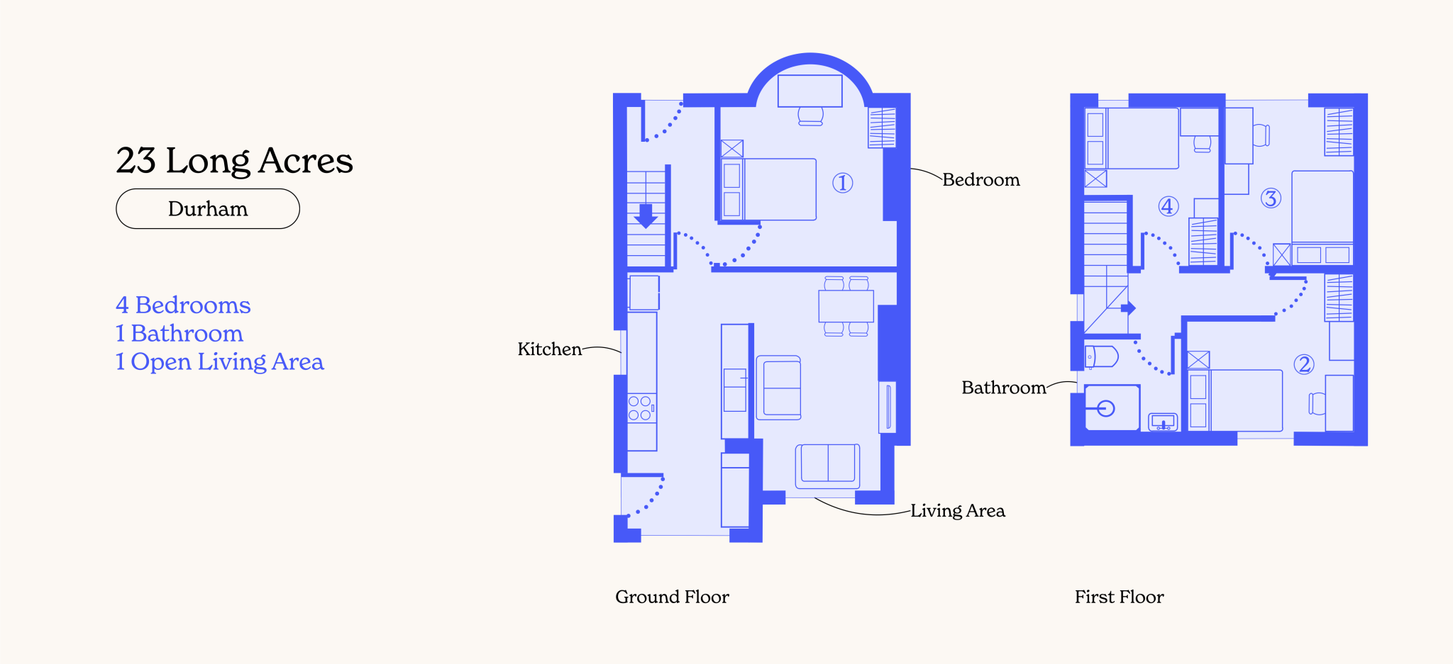 23, Long Acres, Durham floorplan