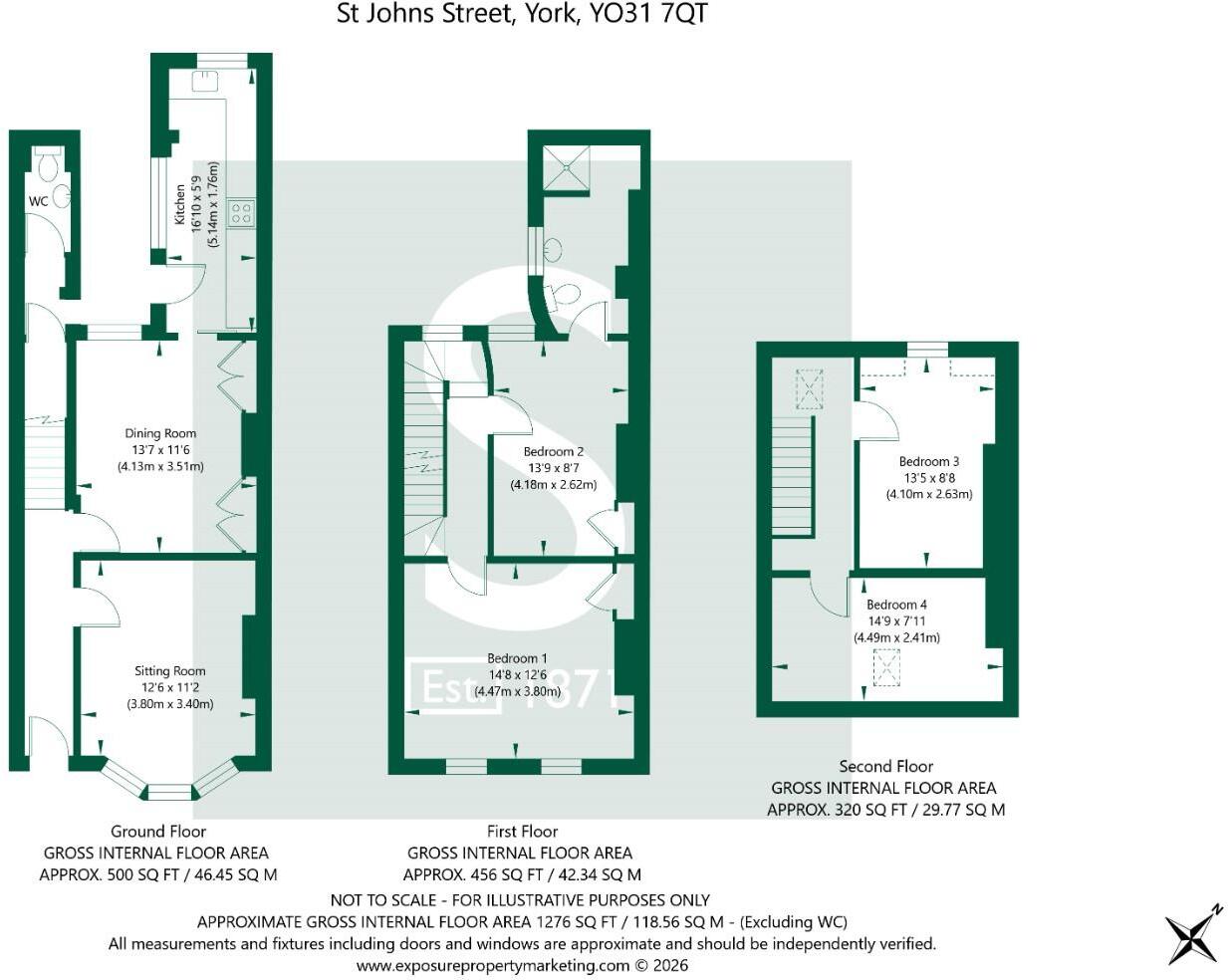 St. Johns Street, York floorplan