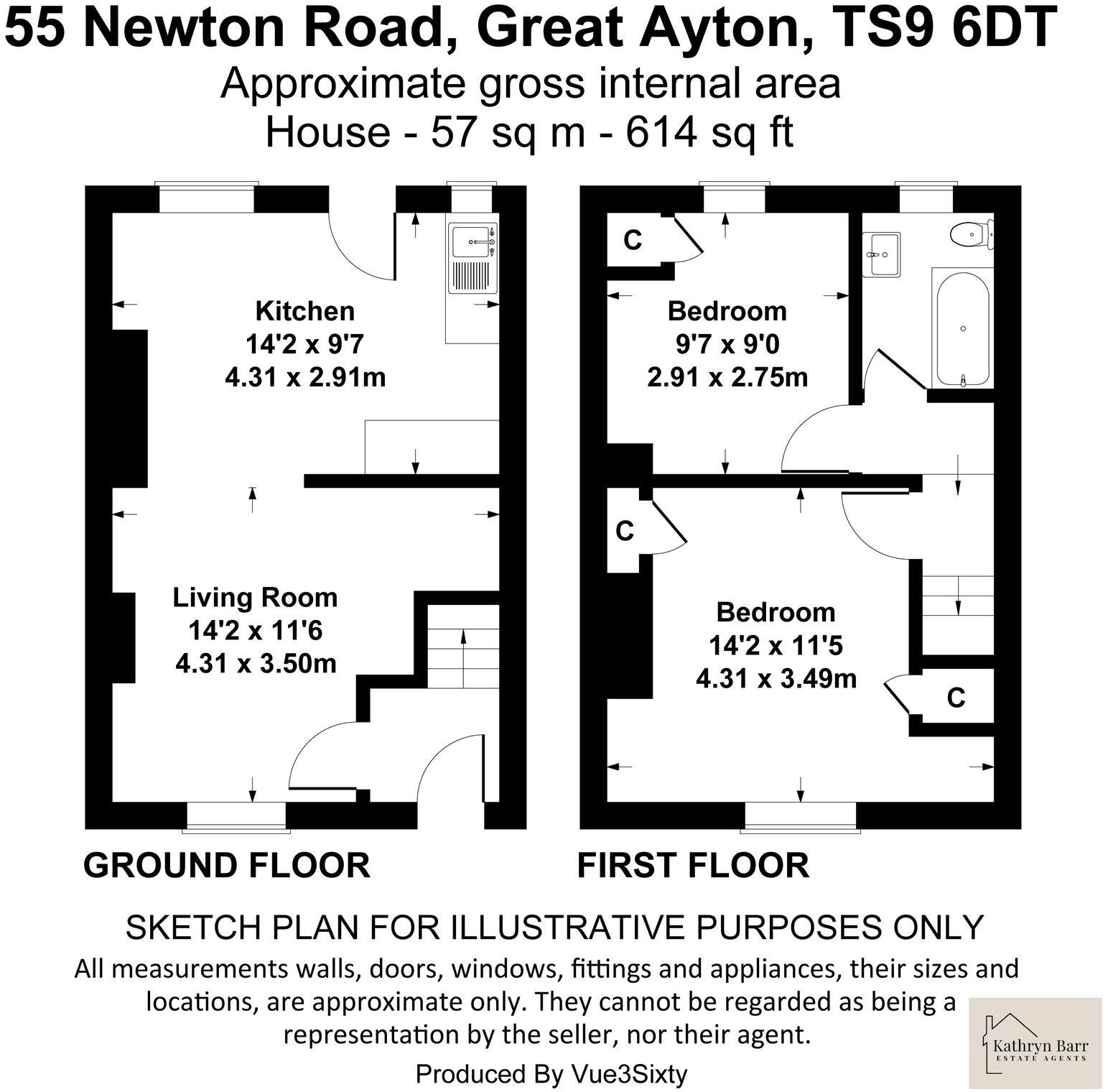 Newton Road, Great Ayton, Middlesbrough, TS9 6DT floorplan