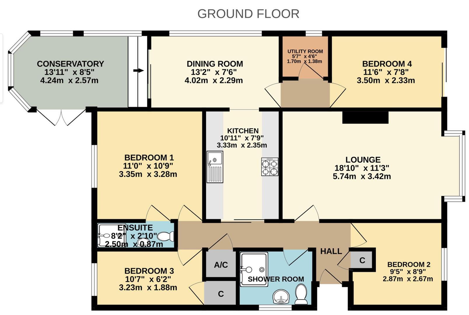 Woodland Close, Barnstaple floorplan