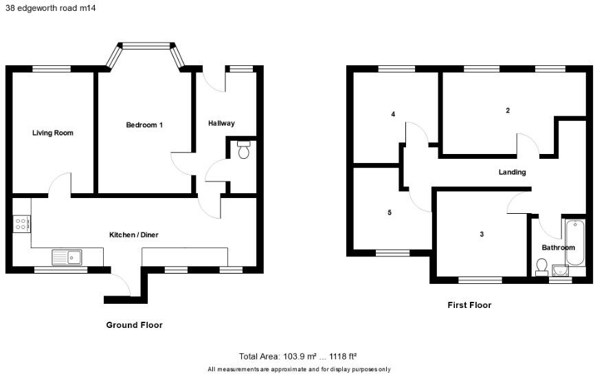 Edgeworth Drive, Fallowfield, Manchester, M14 floorplan