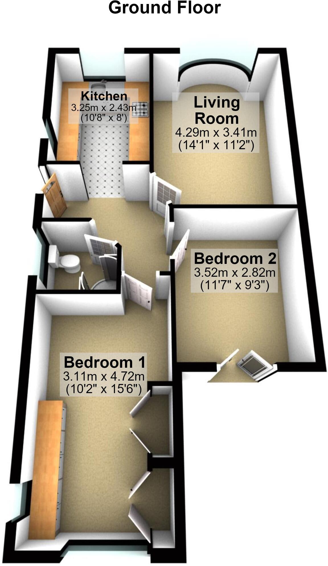 Pyenot Avenue, Cleckheaton, BD19 floorplan