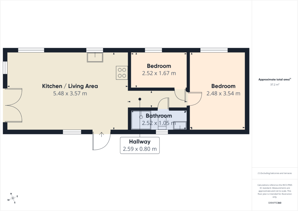 SL51 Swallow Lakes, Little London, Longhope, GL17 floorplan