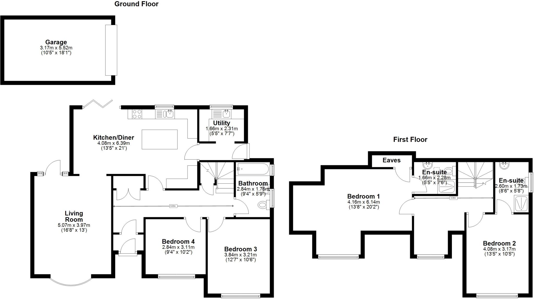 Alfreda, Chester Road, Lavister floorplan