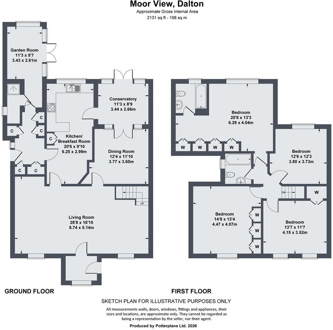 Moor View, Dalton, North Yorkshire floorplan