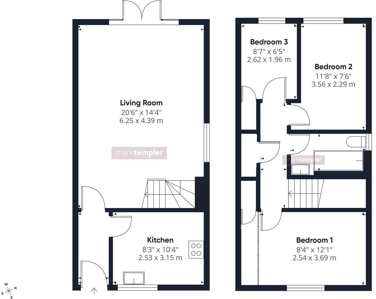Riverside living moments from Clevedon town centre floorplan