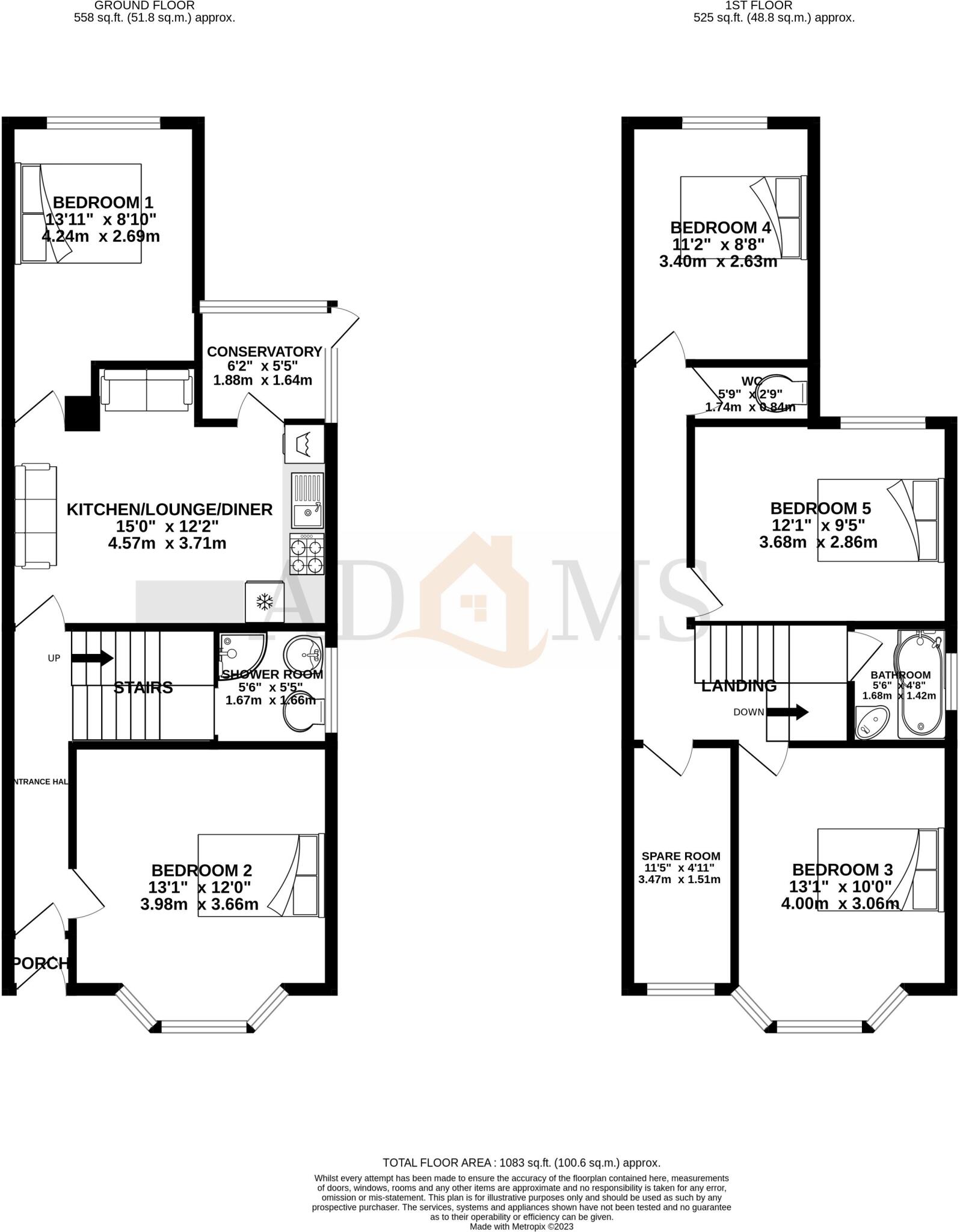 Somerley Road, Winton, Bournemouth floorplan