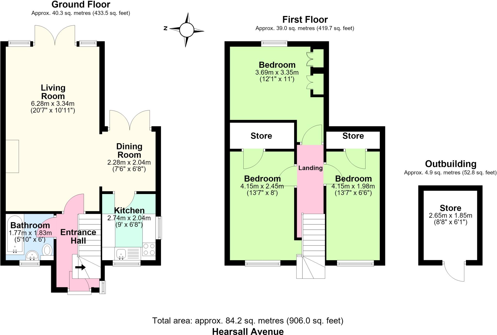 HEARSALL AVENUE, Stanford Le Hope floorplan