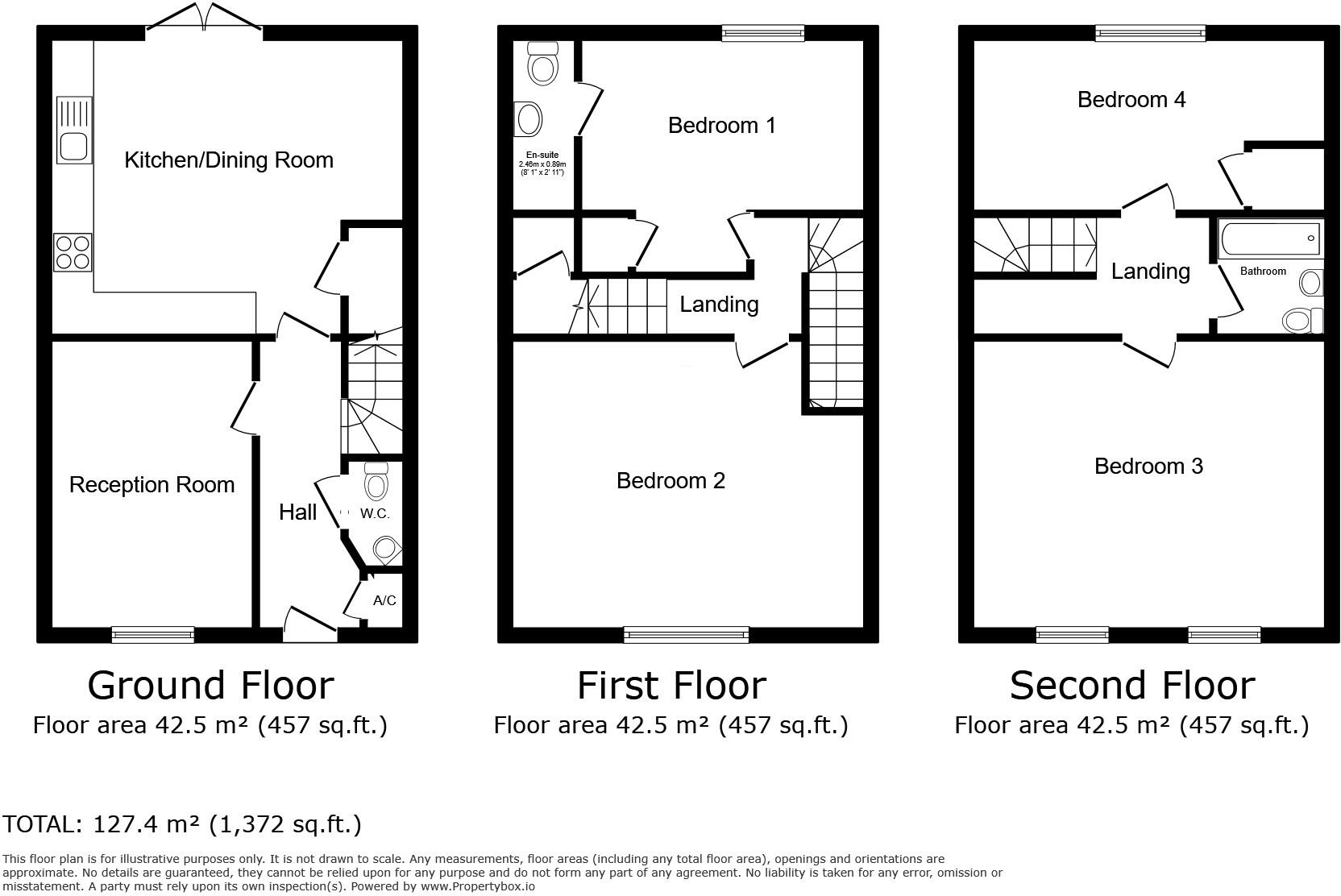 St. Davids Hill, Exeter, EX4 floorplan