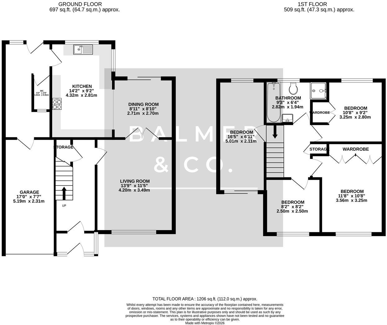 Chanters Avenue, Atherton, M46 floorplan