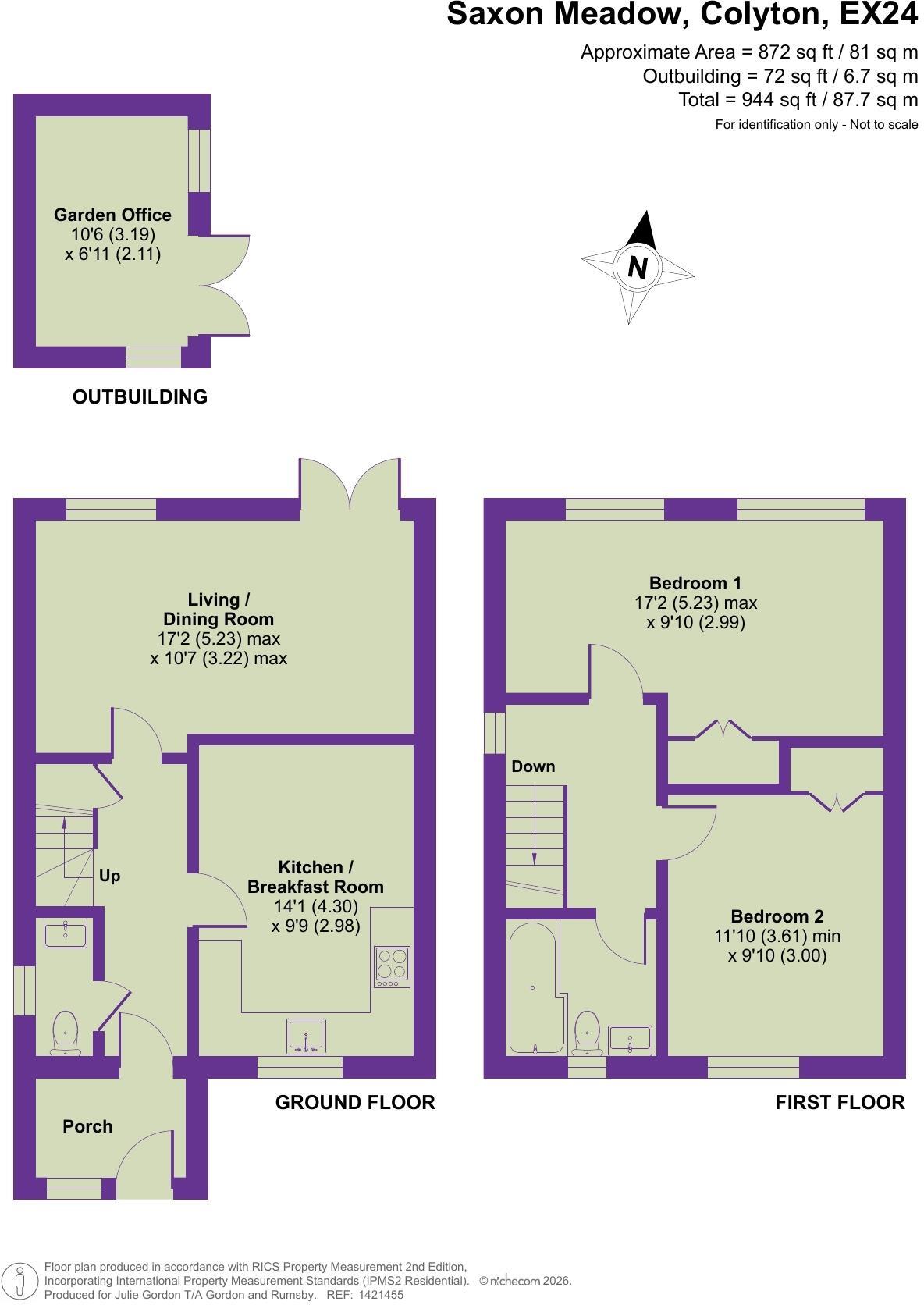 4, Saxon Meadow, Colyton.Devon floorplan