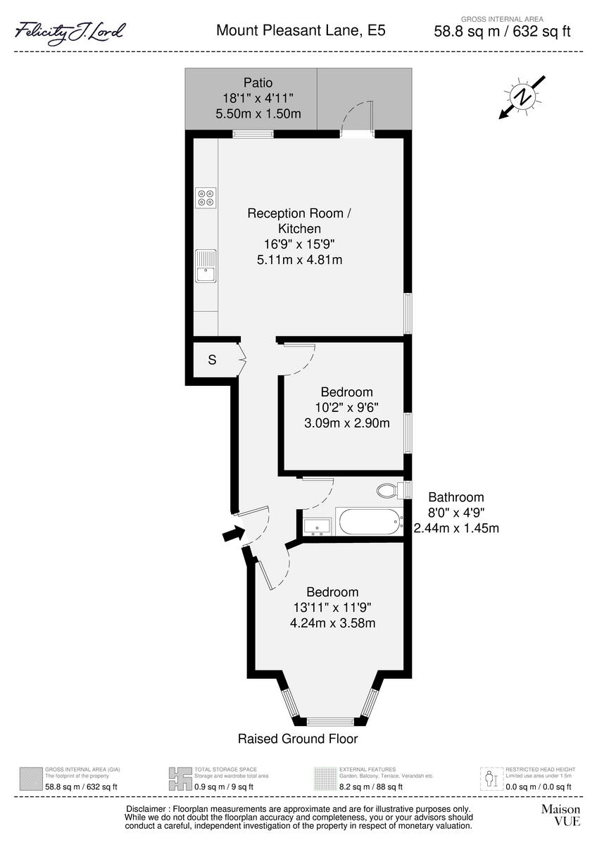 Mount Pleasant Lane, London E5 floorplan