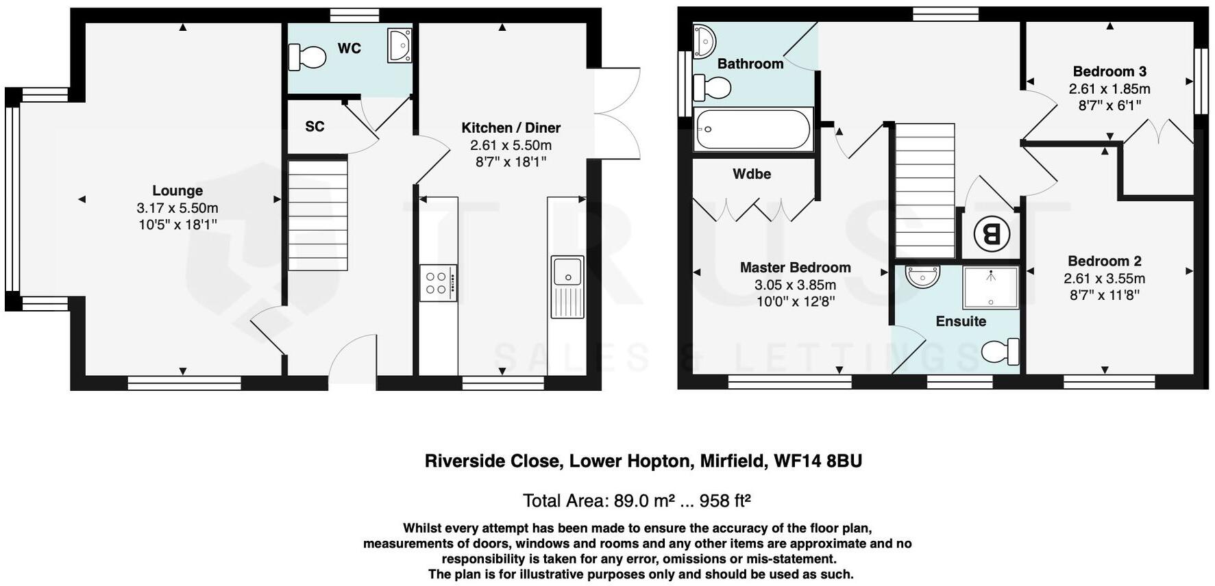 Riverside Close, Mirfield, WF14 floorplan