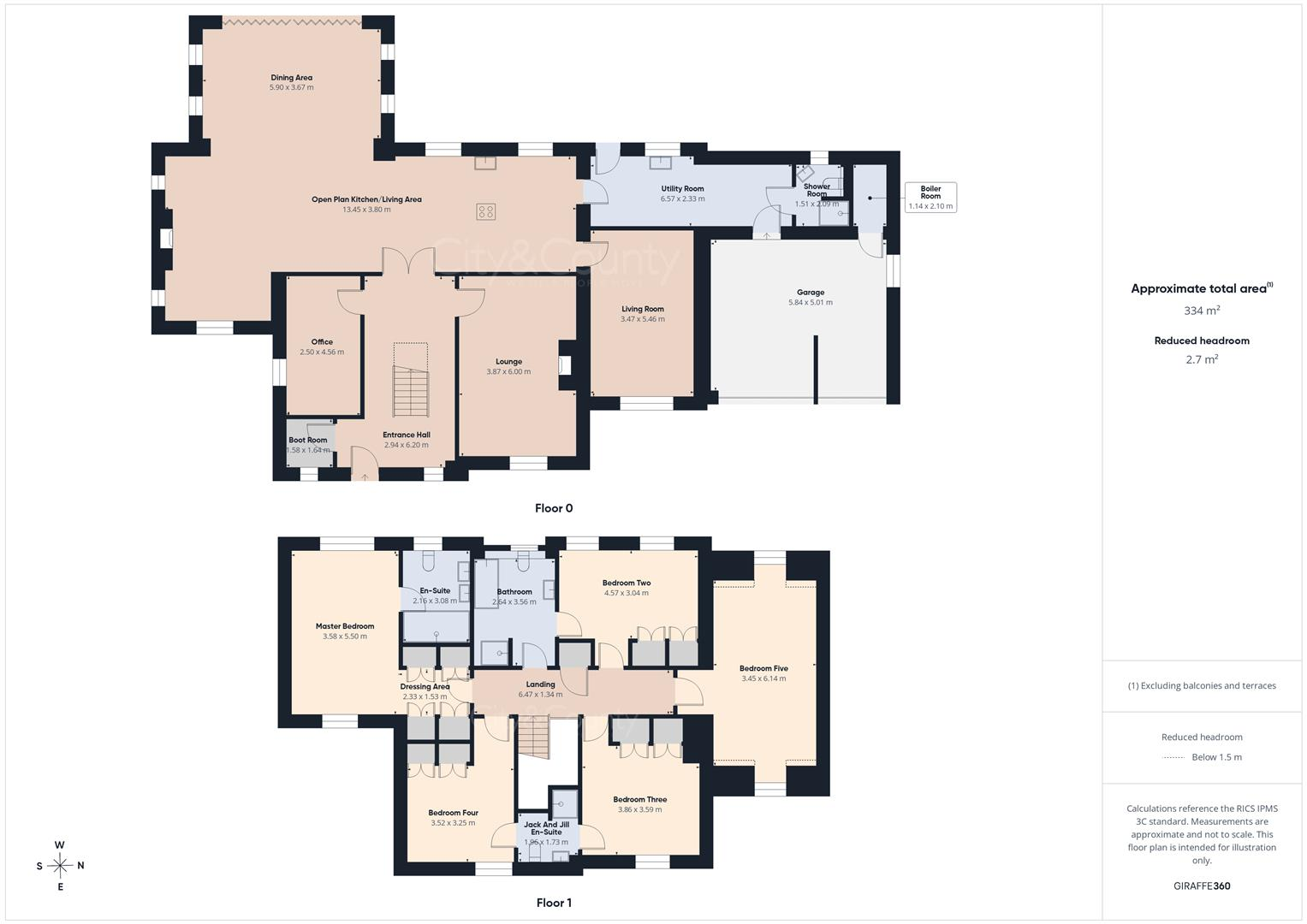 Ernest Lane, Thorney floorplan