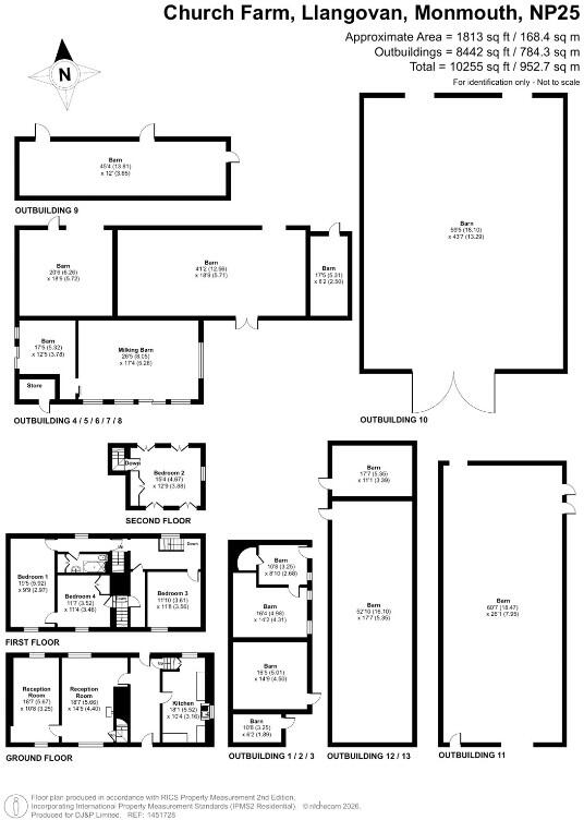 Llangovan, Monmouth, Monmouthshire, NP25 floorplan