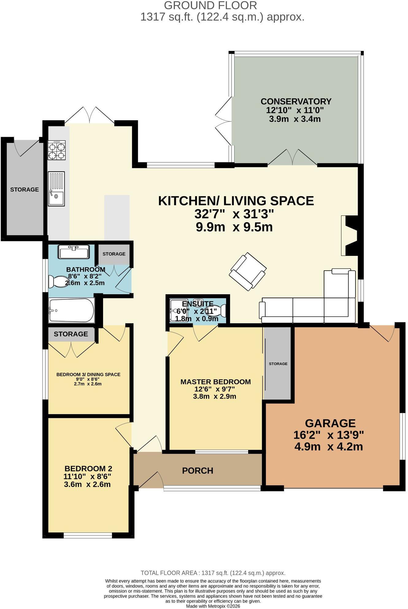 Elton Drive, Hazel Grove, SK7 6EP floorplan