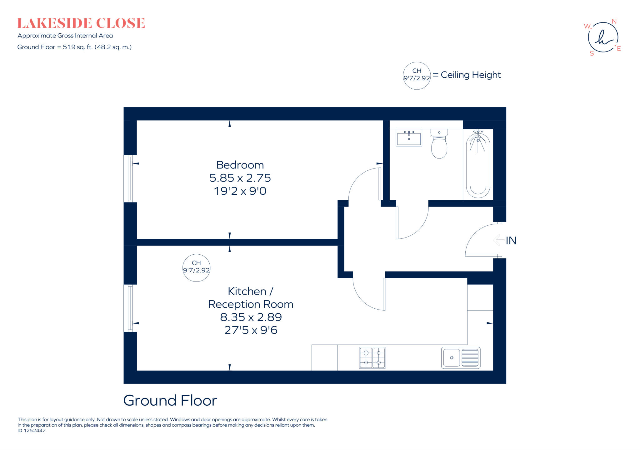 1 Lakeside Close Staines TW18 floorplan