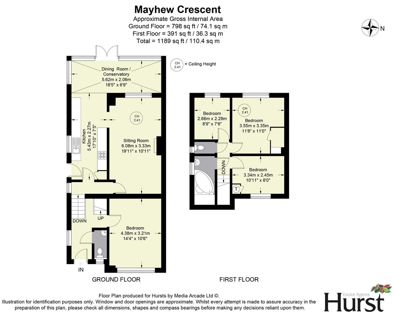 Mayhew Crescent, High Wycombe floorplan