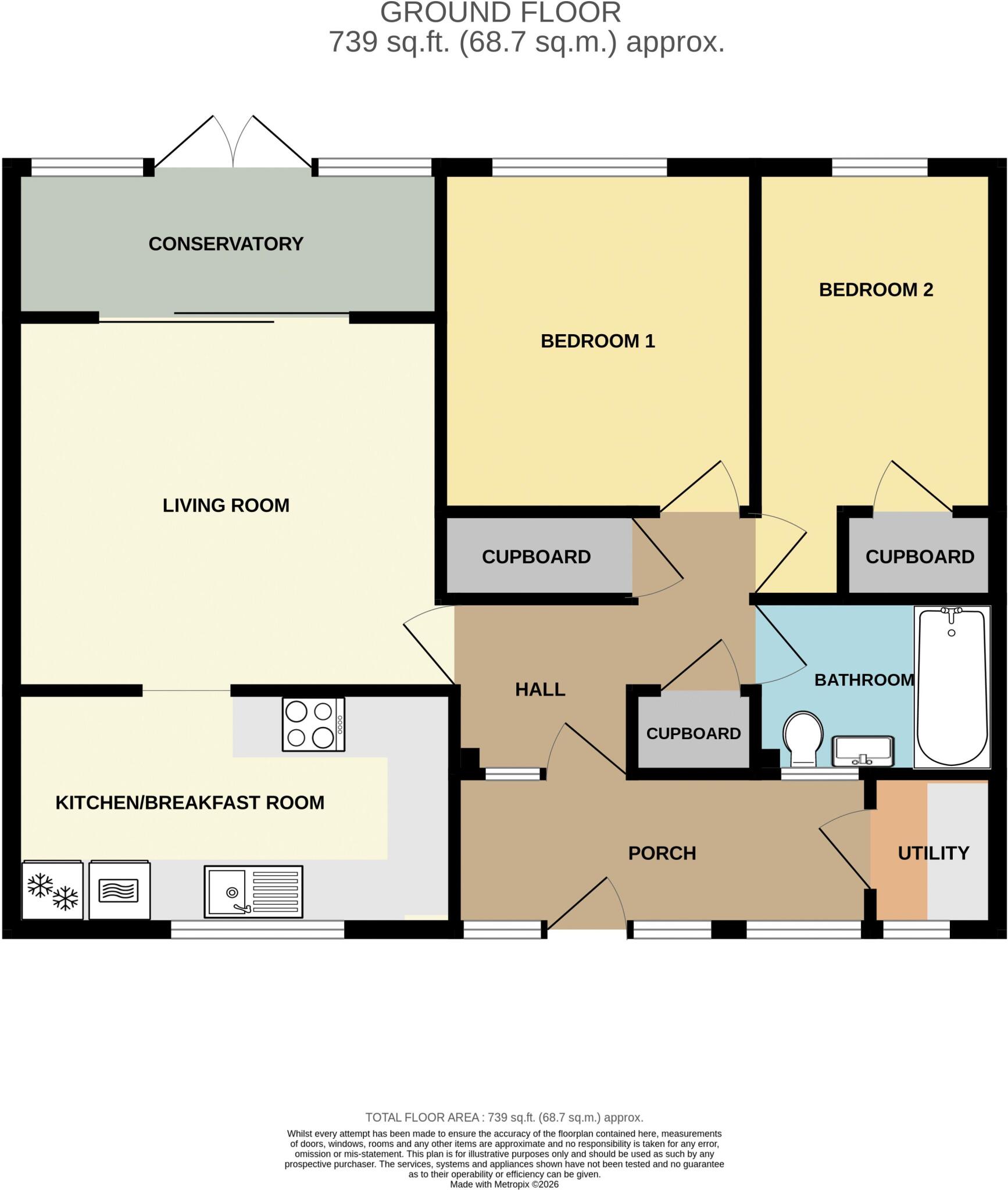 Pennine Gardens, Weston Hillside - SHOW HOME STANDARD floorplan