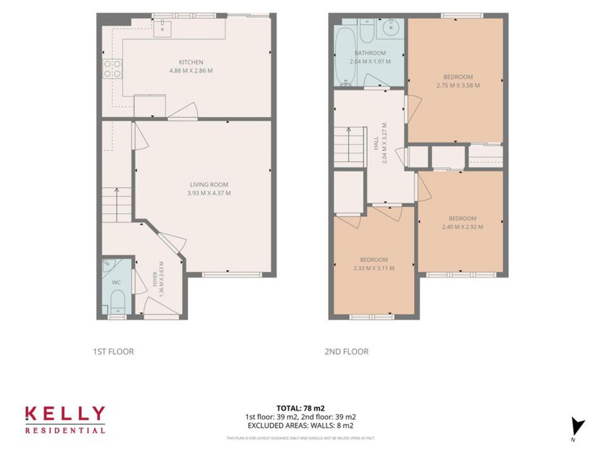 Whitacres Road, Glasgow, G53 floorplan