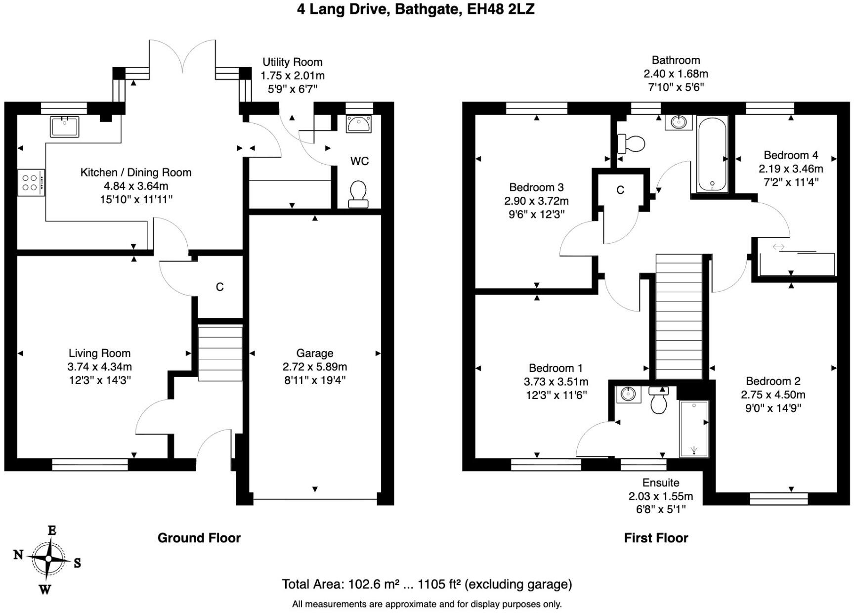Lang Drive, Bathgate, EH48 2JZ floorplan