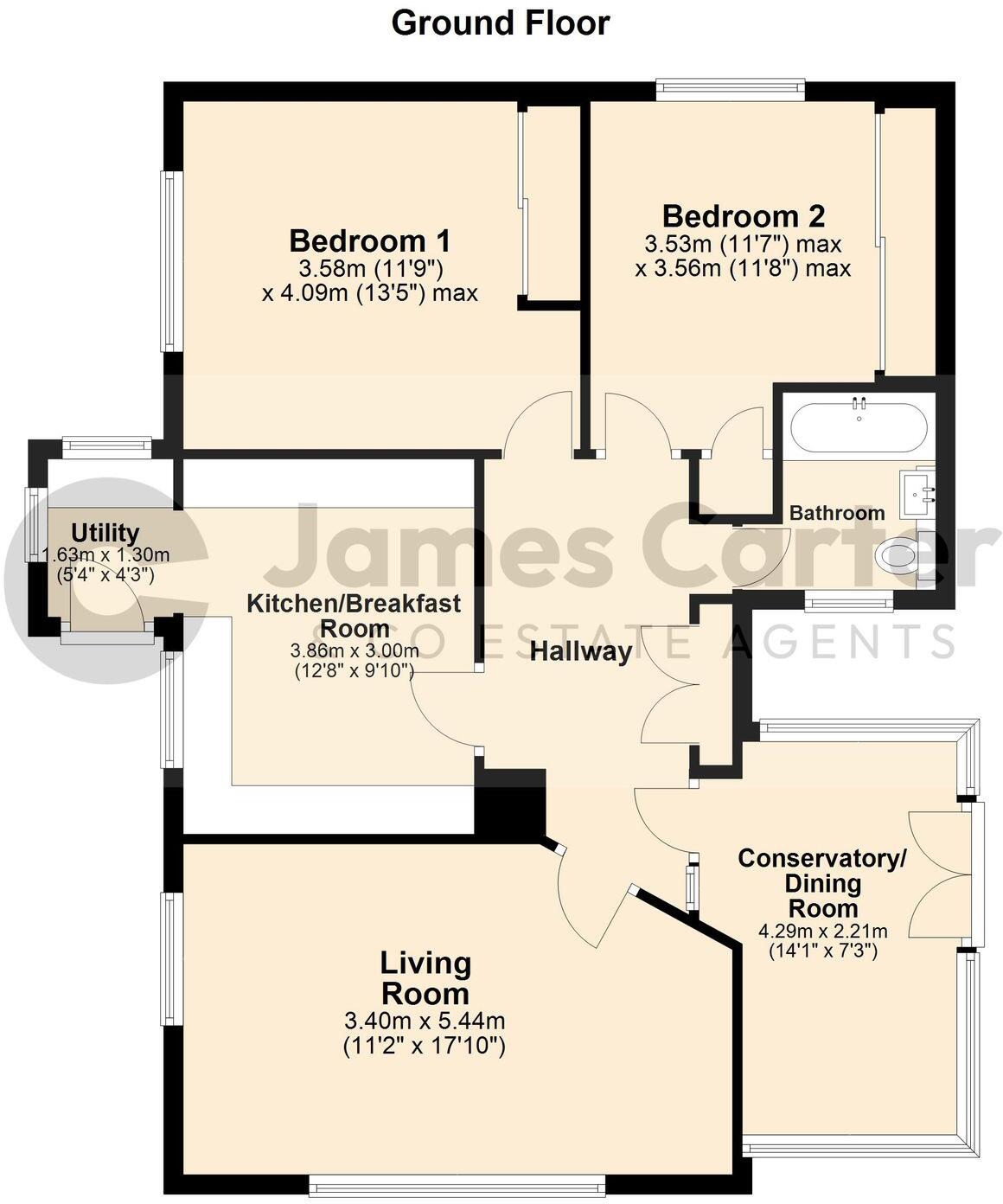 Conway Close, Falmouth, TR11 floorplan