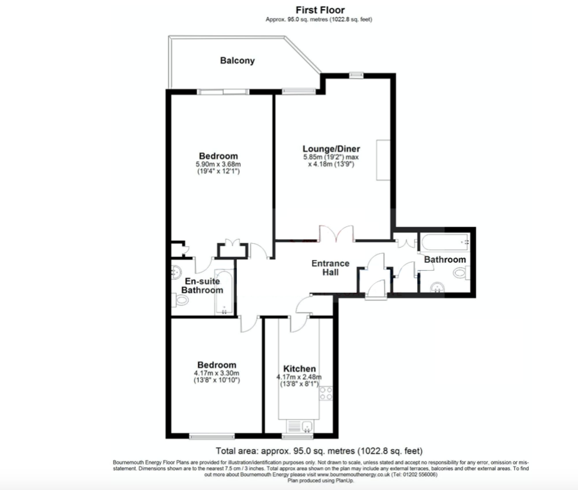 Rivera Court, The Esplanade, Canford Cliffs, Poole floorplan
