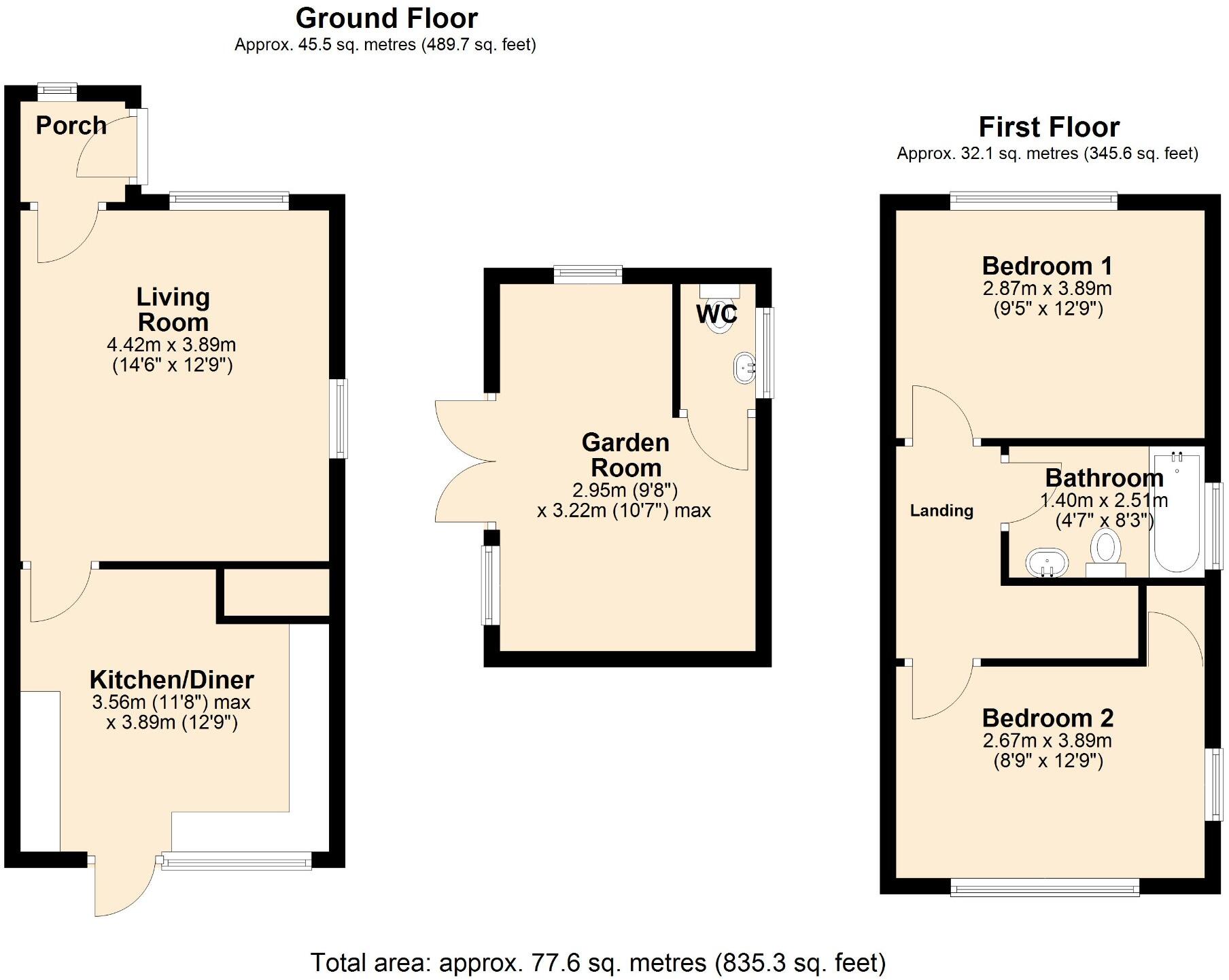 Chester Avenue, Sale, Greater Manchester, M33 floorplan
