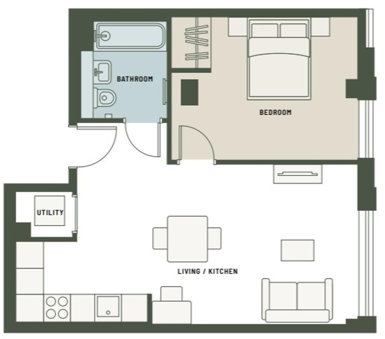 Podium, 101 Talbot Road, M16 floorplan