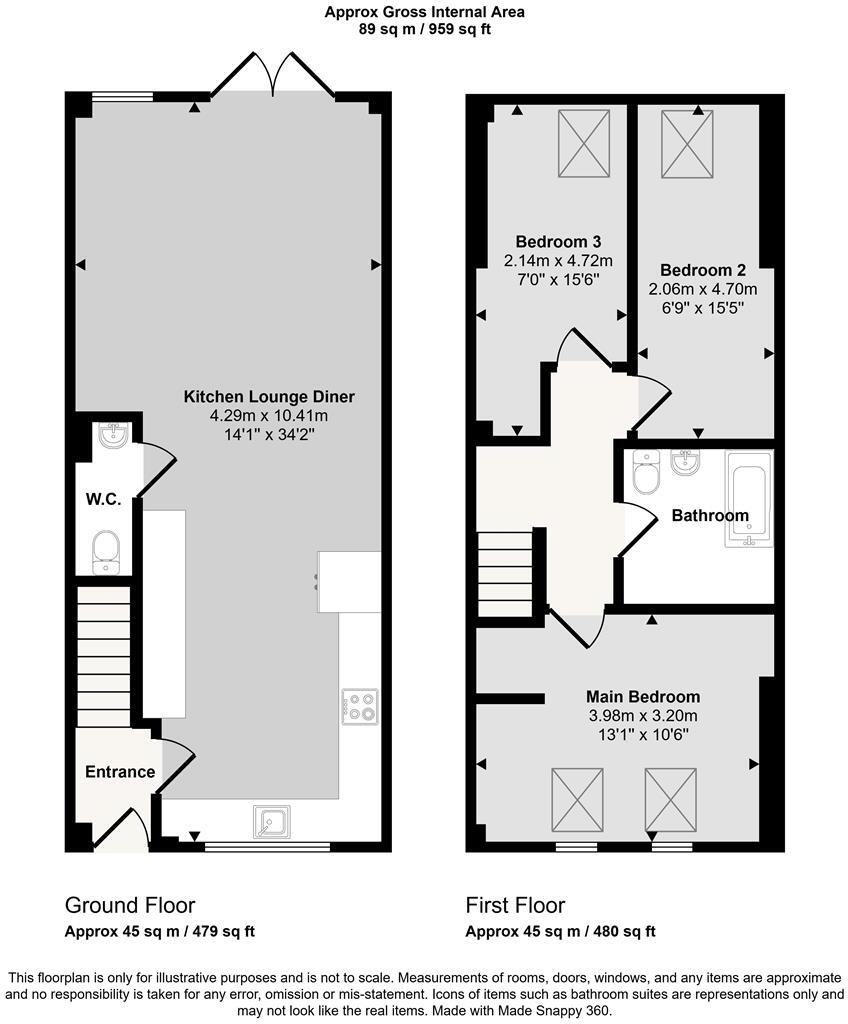 Raygill Farm Barns, Lothersdale floorplan