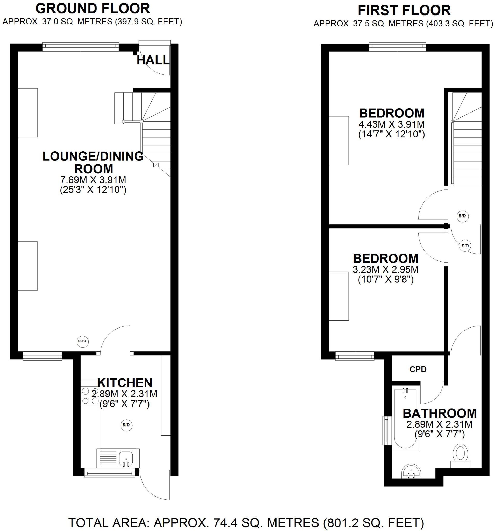 Admaston Road, London floorplan