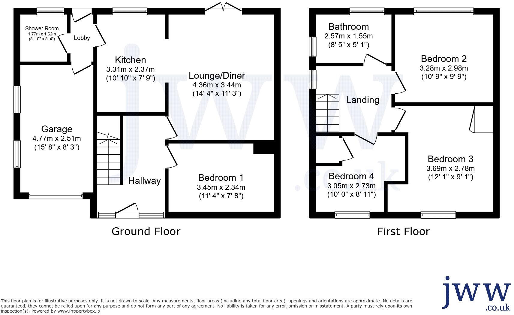 Monks Crescent, Durham, DH1 floorplan