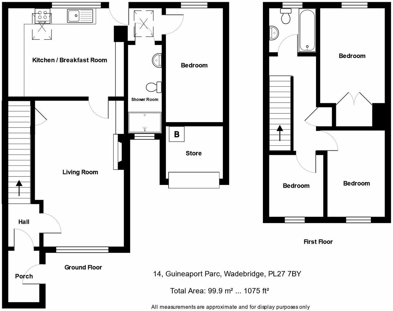 14, Guineaport Parc, Wadebridge PL27 floorplan