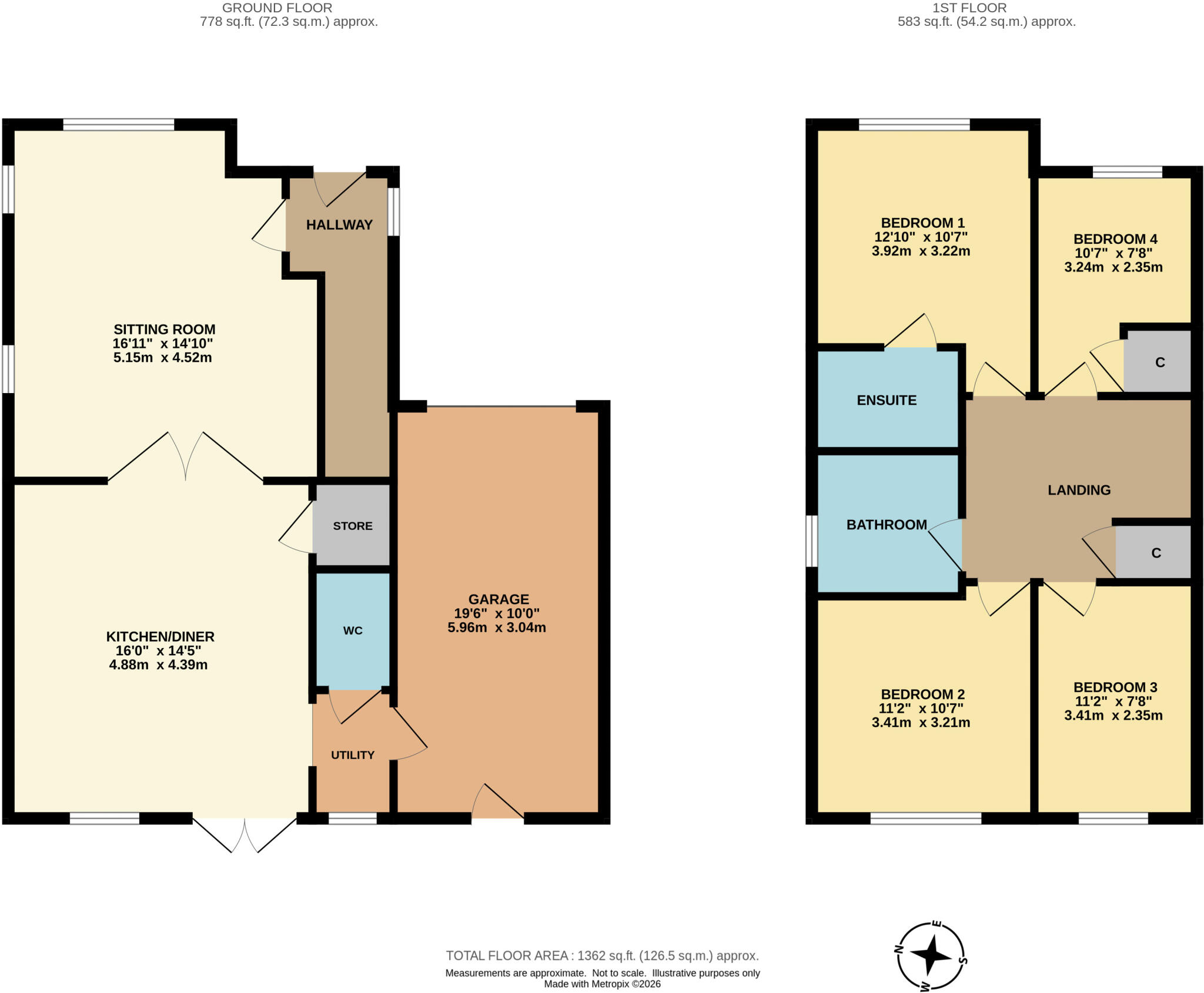 Chivers Street, Combe Down, Bath, BA2 floorplan
