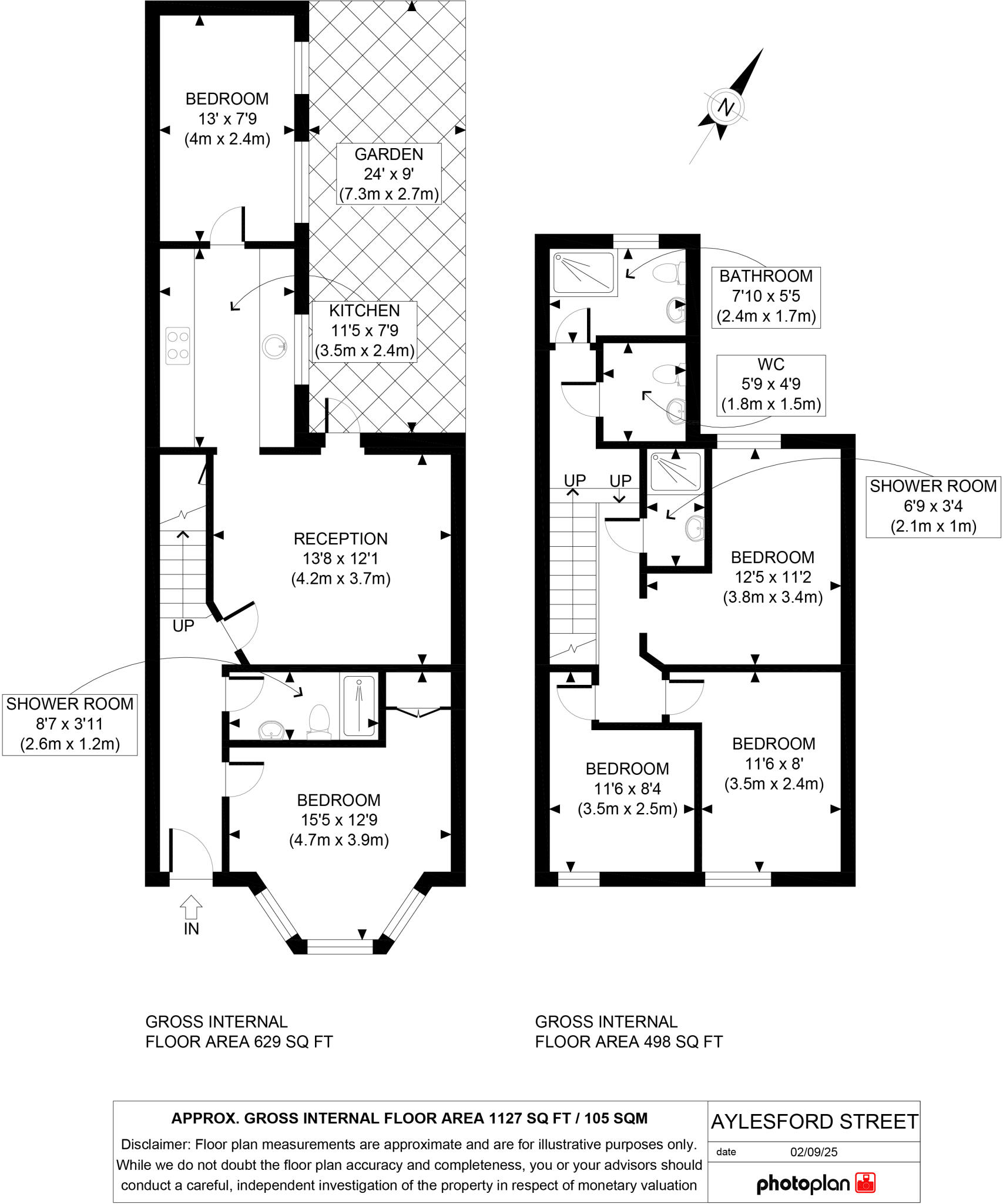 17 Aylesford Street, Leamington Spa floorplan