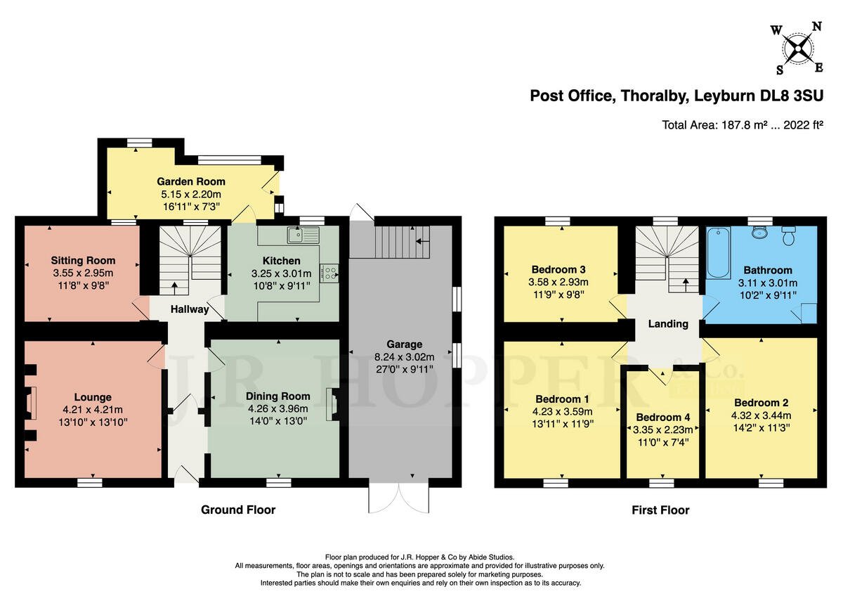 The Old Post Office, Thoralby, DL8 3SU floorplan