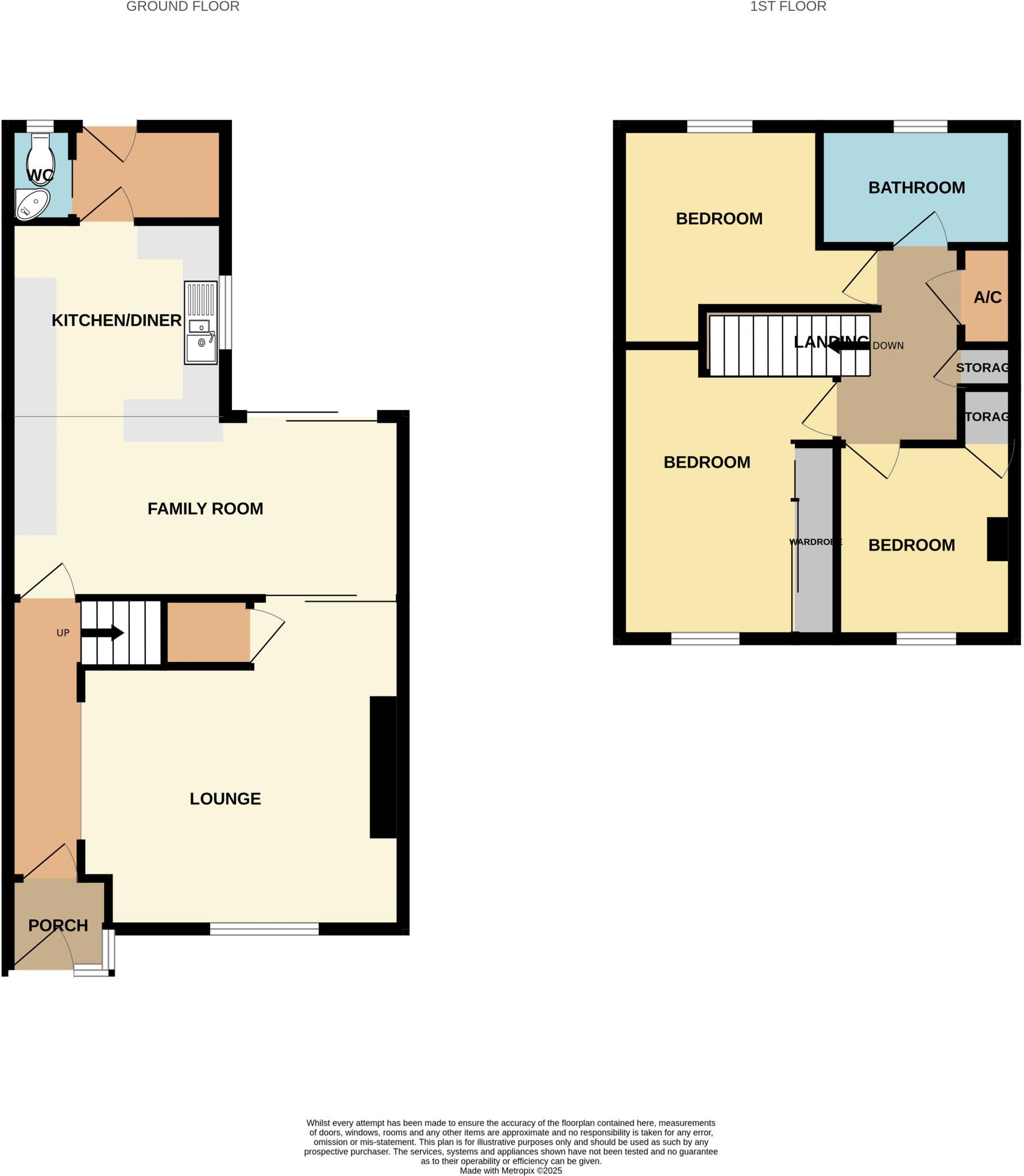 Grange Close, Cannington, BRIDGWATER floorplan