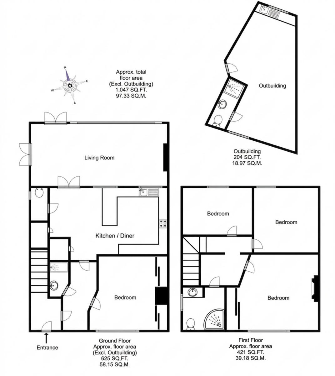 Baddow Close, Dagenham floorplan