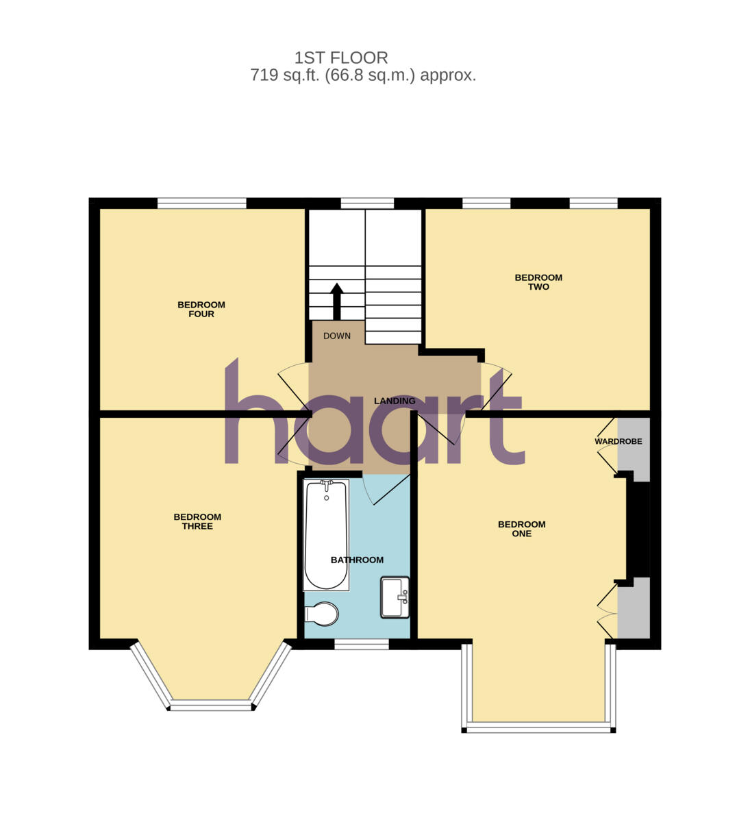 Courtland Avenue, Ilford floorplan
